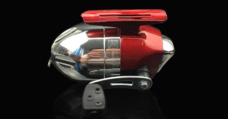 MNFT 3,1:1 sistema de engranajes carretes de fundición Spincast cierre incorporado con carrete de pesca con mosca aparejos línea señuelos baitcasting - imagen 5