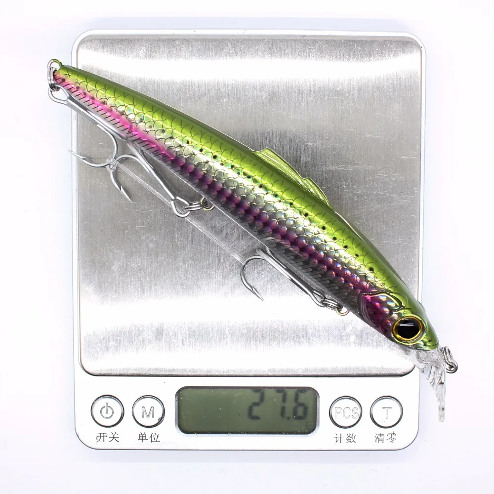 AOCLU-Señuelo de manivela Wobbler de pececillo de hundimiento duro, profundidad de natación de buceo de toda clase, luchador de caza mayor, pez asesino de lubina de atún, 150mm, 27,6G - imagen 4