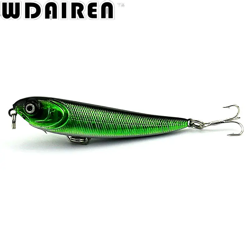 Topwater-Señuelos de Pesca flotantes, anzuelos de lápiz, Crankbaits, 5 colores, 13,5g, 10cm, NE-319, 1 unidad - imagen 5