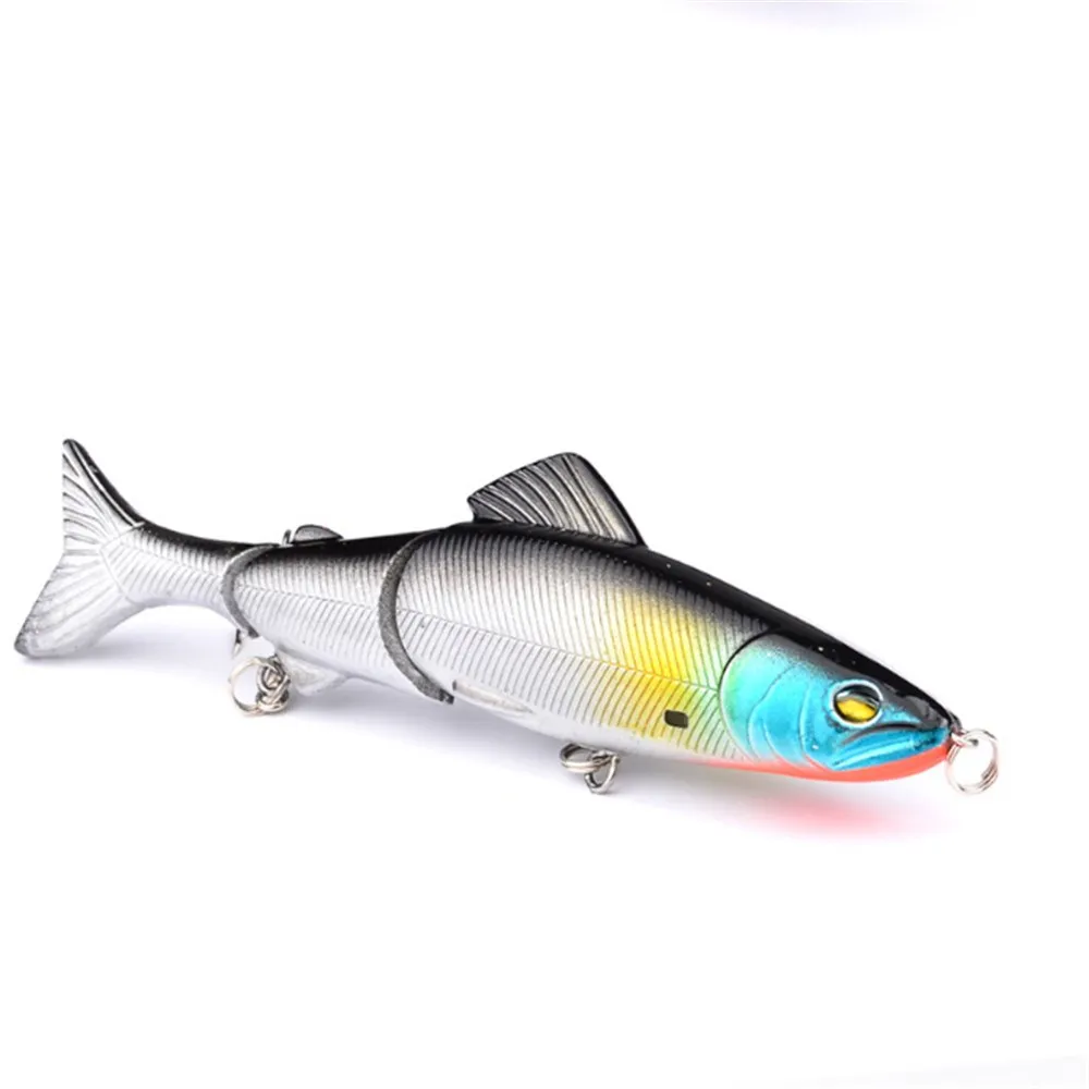Señuelo de pesca de pececillos, cebo duro Artificial de secciones articuladas múltiples, herramientas de pesca de carpa, 130mm, 18,5g, 1 unidad - imagen 2