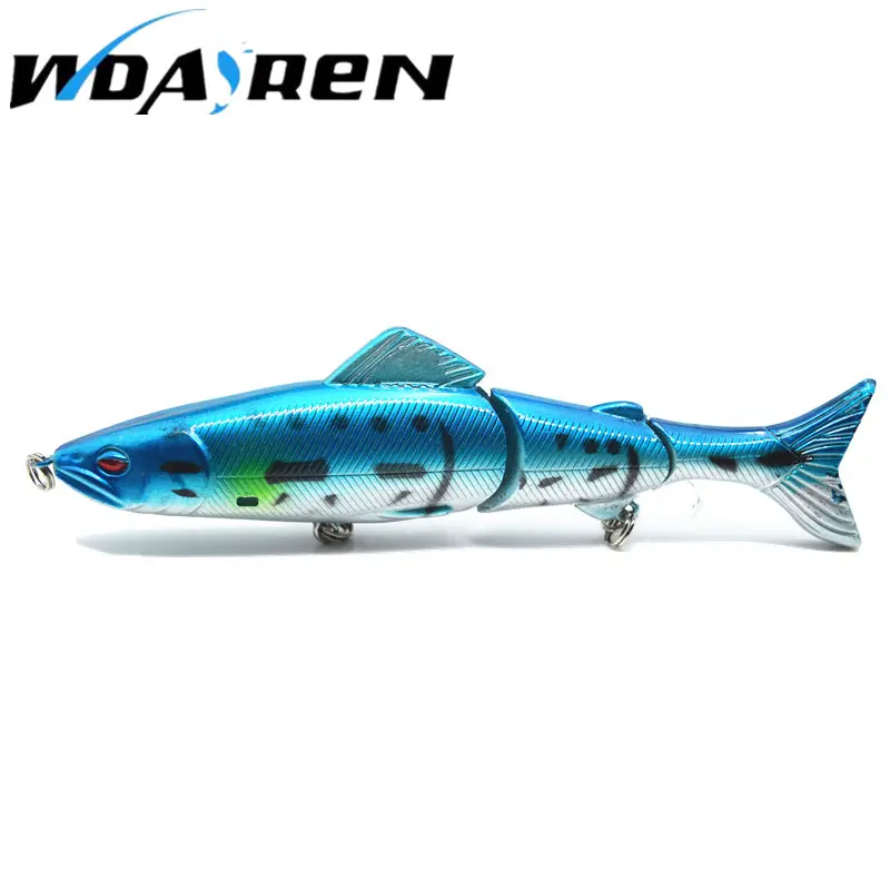 Señuelo de pesca Artificial, 1 unidad, 12,5 cm, 17,5g, Minnow, secciones multiarticuladas, cebos duros, Wobblers, Crankbaits, aparejos de pesca - imagen 4