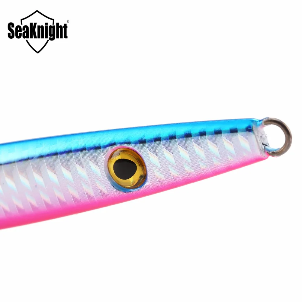 SeaKnight SK303 señuelo de pesca 1 Uds 150mm 100g Metal Jigging pez señuelo agua salada barco cuchara Señuelos de pesca Jig Tackle - imagen 4