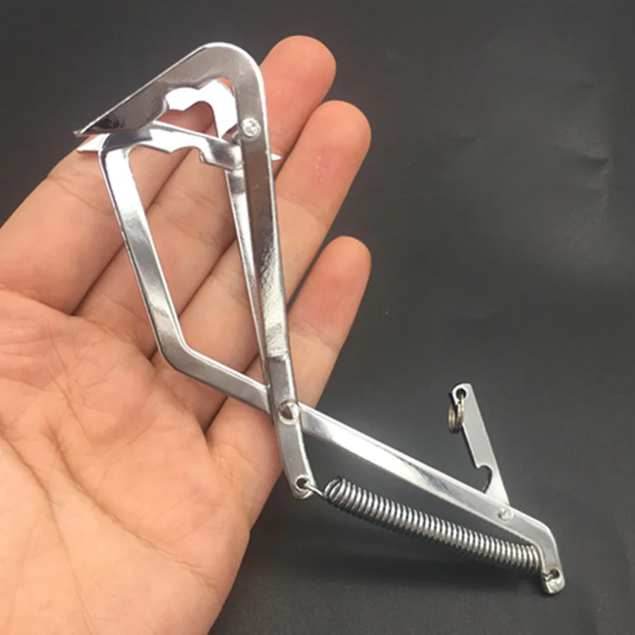 Pinza de pesca de acero inoxidable, controlador de pesca de Lucio, accesorios de aparejos, gancho de pesca, 3 * - imagen 2