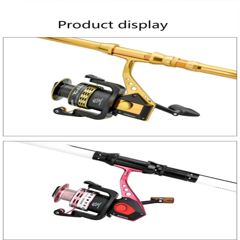 Rueda giratoria serie 1000-7000, 11 + 1/9 + 1/10 + 2 rodamientos de bolas, carrete de pesca de Metal, 15Kg de potencia de arrastre, bobina de pesca en roca oceánica - imagen 5