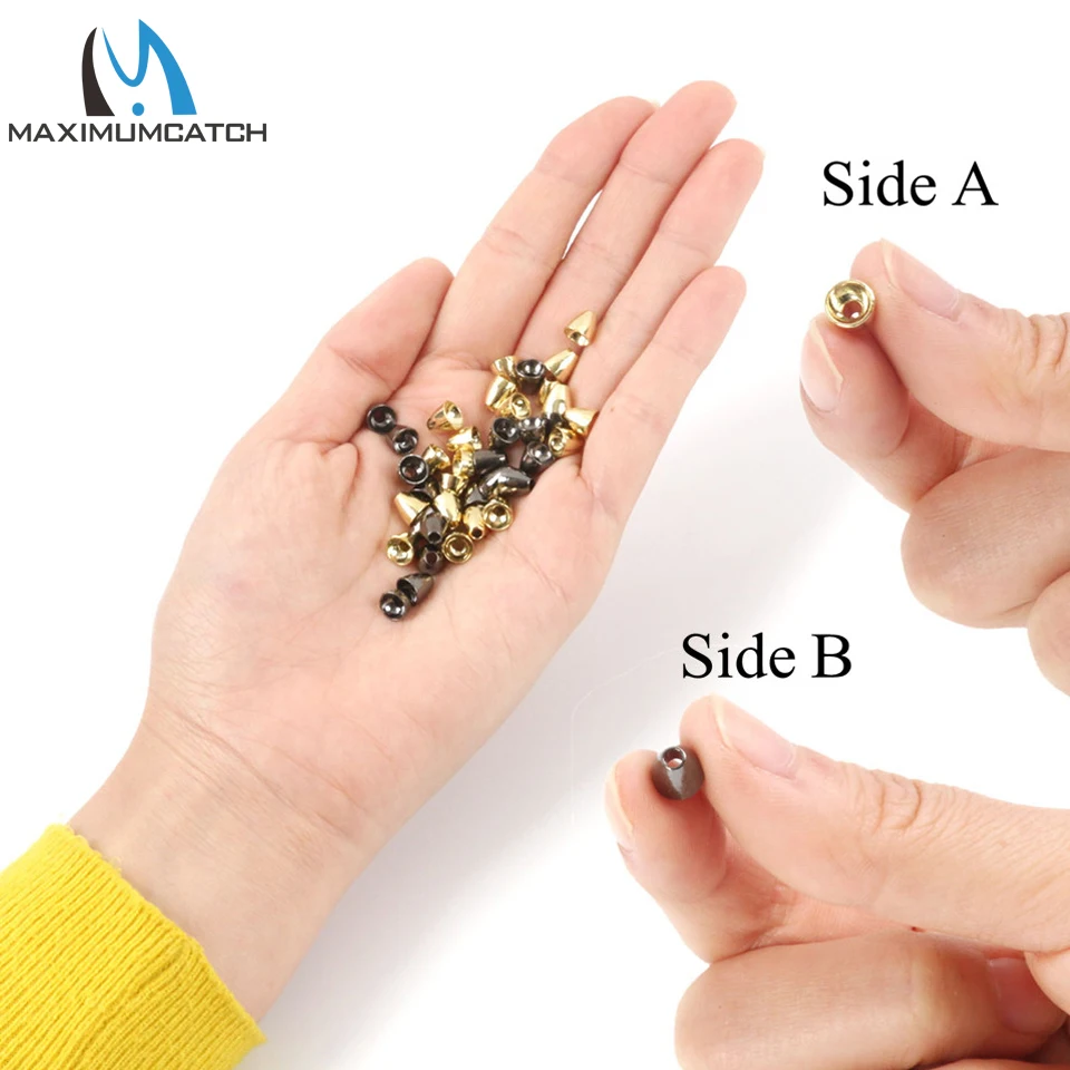 Maximumcatch 25 piezas de tungsteno para atar moscas, cabeza cónica, Material para atar moscas, cuentas para atar moscas - imagen 4