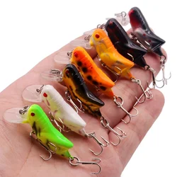 Wobblers-señuelo de Pesca Artificial, cebo de 4,5 cm y 3,3g Isca, saltamontes de simulación de carretera para Lucio, trucha y Pesca, 1 unidad