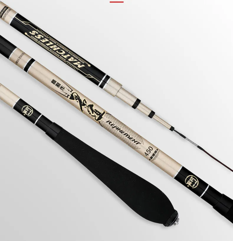 Experimentar precisión y elegancia con esta caña de pescar de alta calidad