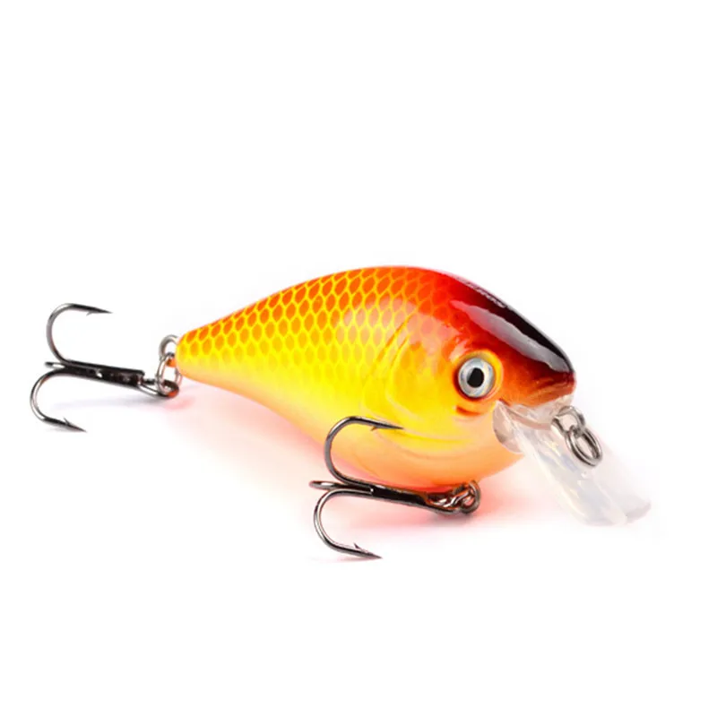 Señuelo de Pesca de simulación Crankbait de calidad, 1 piezas, 7,6 cm, 12,5g, cebo duro flotante para lubina, carpa, aparejos de Pesca - imagen 2