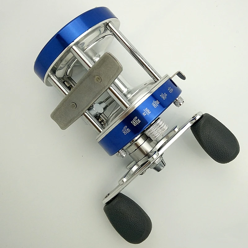 Carrete de fundición de cebo de Metal CL40/50/60, carrete de pesca en el mar, carrete de pesca para barco, pistola de mano izquierda, color agua salada, rueda de pesca con tambor de hielo - imagen 5