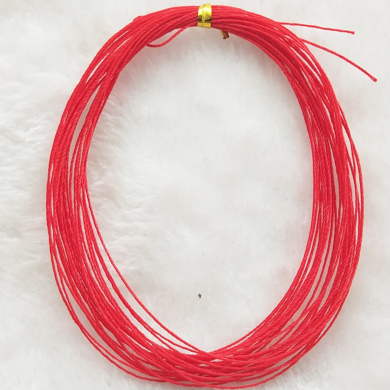 POETRYYI-gancho de cuerda de gancho explosivo, resistente al desgaste, trenzado, línea roja, gancho de encuadernación especial antimordedura, línea de PE roja 30 - imagen 5