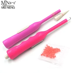 MNFT 2 juegos de gusanos de lobworm, herramienta de bandas de cebo, aparejos de Color aleatorio, herramientas de carga de cebo, ayuda