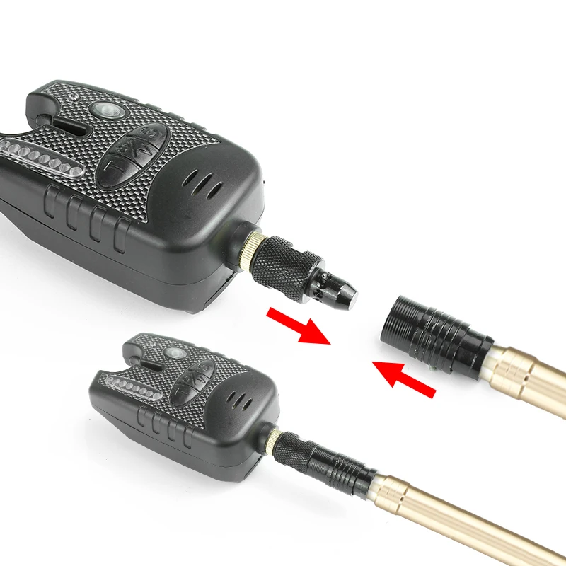 Adaptador de liberación rápida de aleación de aluminio, conector para caña de pescar, alarma de mordida, accesorios de pesca de carpa, 1 ud. - imagen 2