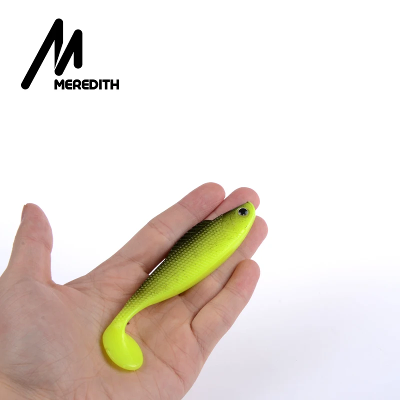 MEREDITH trucha pez 3D señuelos realistas 10 unids/lote 13g/110mm modelo caliente pesca señuelos blandos - imagen 5