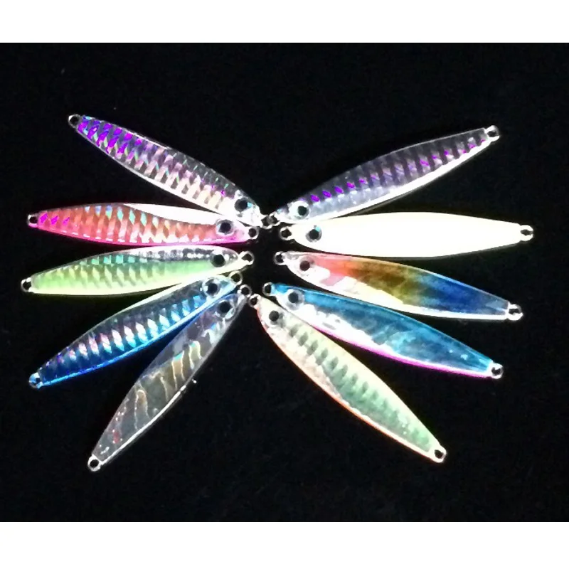 Señuelo de pesca de alambre, cebo de Metal fundido a tierra, señuelos de Jigging artificiales duros, 12g, 1 pieza, venta - imagen 3