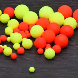 Bolas flotantes de espuma para pesca en agua salada y dulce, bolas de bolas, bolas Pompano, aparejo inferior, cebo falso, 100 Uds.