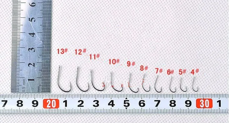 Mustad-anzuelo de pesca con púas 10667spbln n. ° 10 paquetes/lotHigh, anzuelo de pesca de carbono 1 #-12 #, carpa, bagre - imagen 2