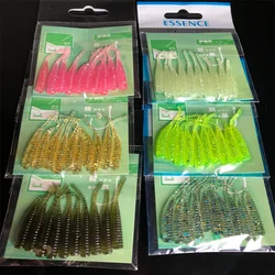 Cebo blando swimbait silicona con cola aguja 35mm