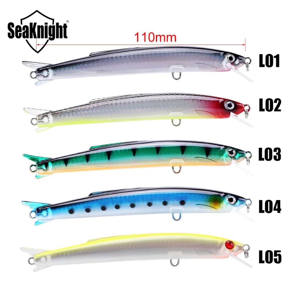 Señuelo de pesca de pececillos SK005, 1 unidad, 13g, 11 cm, profundidad de buceo, 0,3-0,9 M, cebo Artificial, equipo de pesca, cebo de fundición