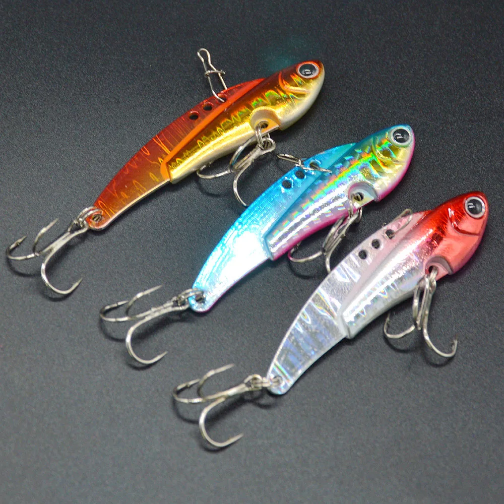Señuelo de vibración para pesca, todo profondeur de natación, Metal, VIB, Jigging, señuelos artificiales, agua dulce, agua de mar, 20g/6cm, cebo duro, 1 pieza en oferta - imagen 2