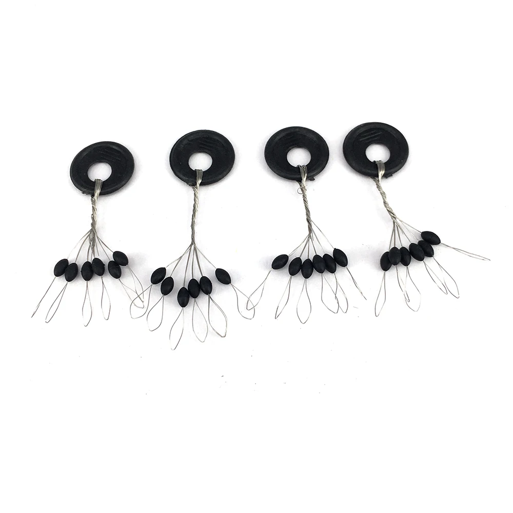 Juego de 10 unidades de bolas espaciales de pesca, conectores giratorios de Clip, tapón de flotación de pescado, 60 piezas - imagen 2