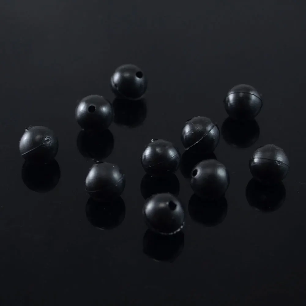 MNFT-Cuentas de goma para pesca de carpa, accesorios de Terminal de aparejos, 7mm, marrón, negro, verde, envío gratis, 100 Uds., venta al por mayor - imagen 4