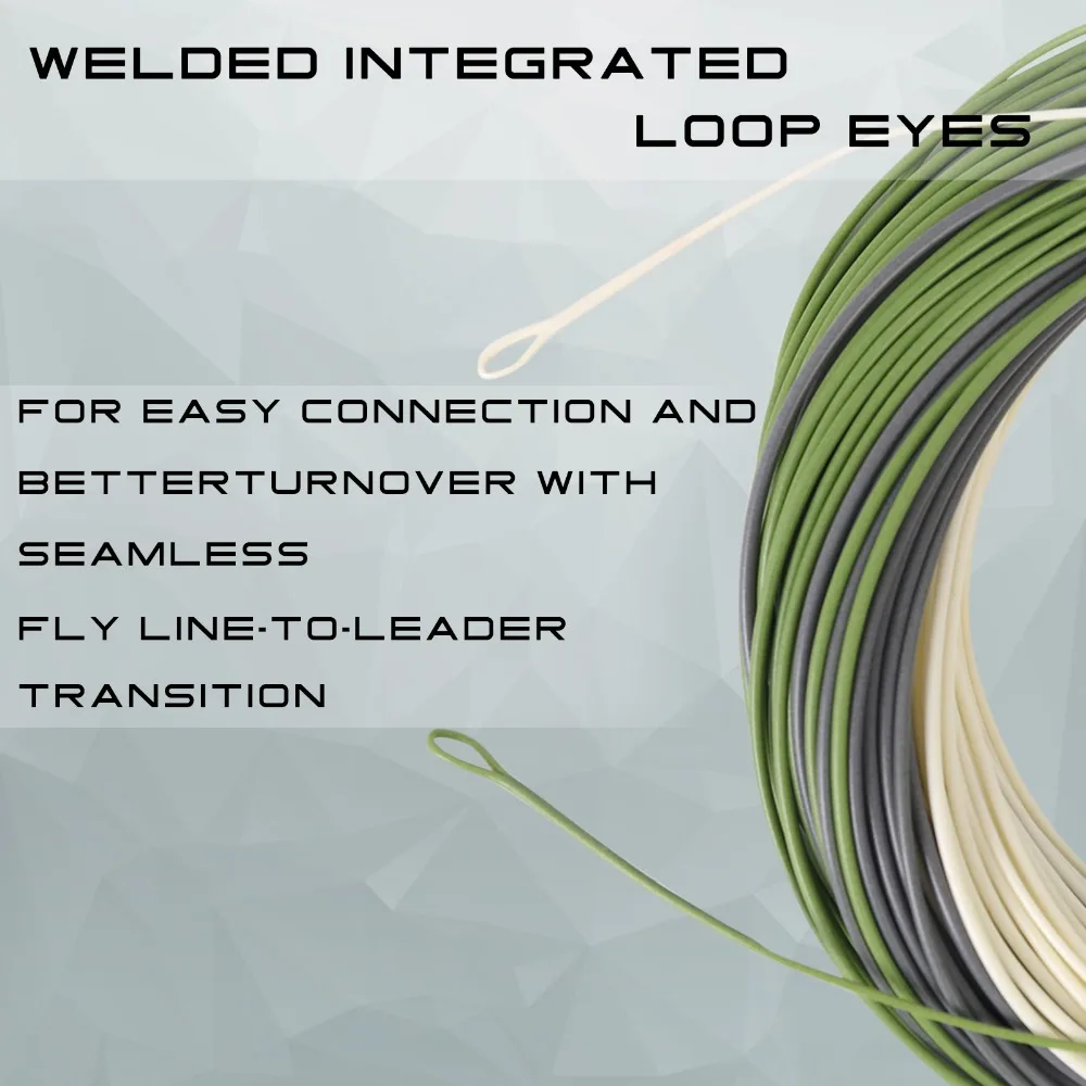 Maximumcatch-sedal de pesca con mosca flotante de doble cono, Troutlite Real, 90 pies, 3/4/5/6wt, con dos bucles soldados, línea de mosca DT - imagen 5