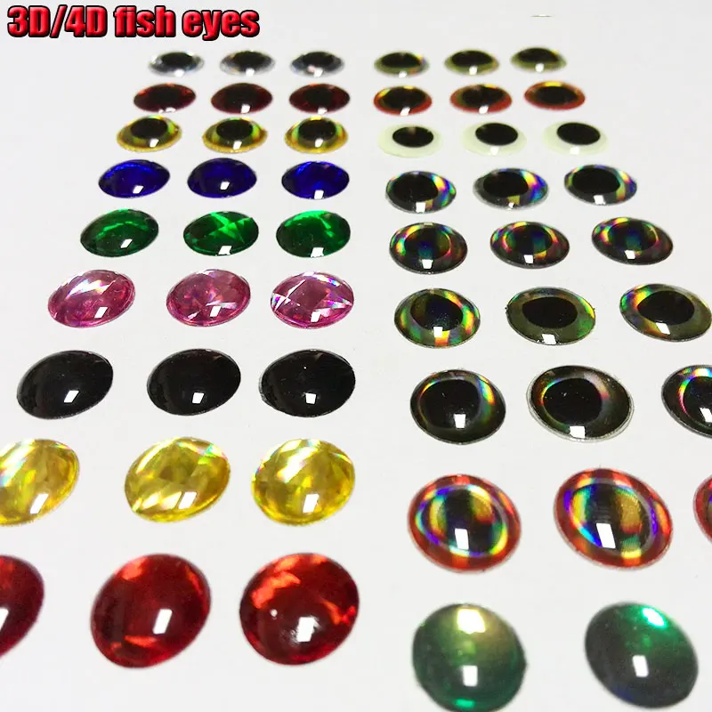 Ojos artificiales 3D/4D para señuelos de pesca con mosca - imagen 2