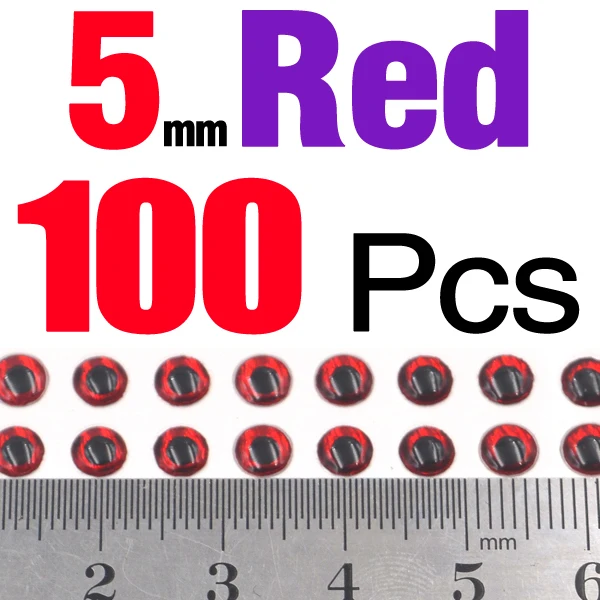 5mm Red 100pcs