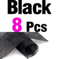 8Pcs Black