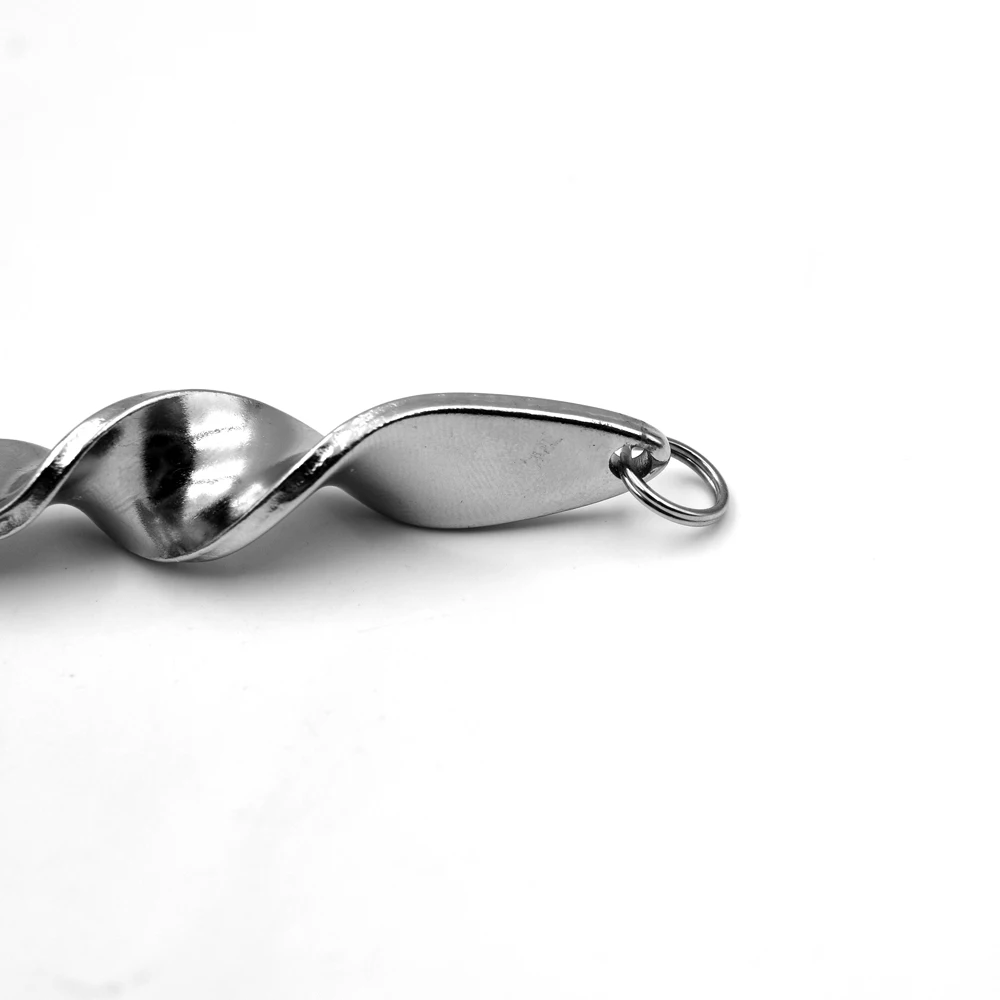 MNFT-señuelos de pesca con lentejuelas, diseño especial en espiral, 10/14/21/28g, cuchara, anzuelo triple, Spinner, cebo duro, 1 Uds. - imagen 5