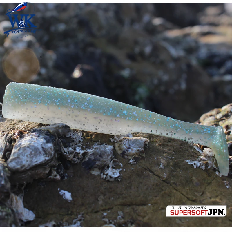 Señuelos de pesca de agua dulce, 8 colores, venta, señuelo de pesca suave, cebo de PVC, señuelo de silicona, súper vinilo VS Black Minnow Shad, 3 piezas, 9cm - imagen 2