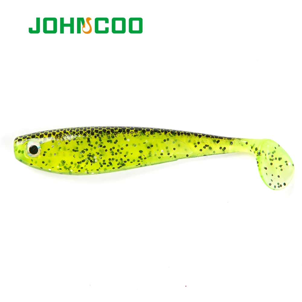 JOHNCOO-señuelo de pesca de 4 piezas, cebo de gusano blando de 115mm y 12g, cebo suave de silicona, señuelo profesional, carpa Artificial, Wobbler, sábalo - imagen 5