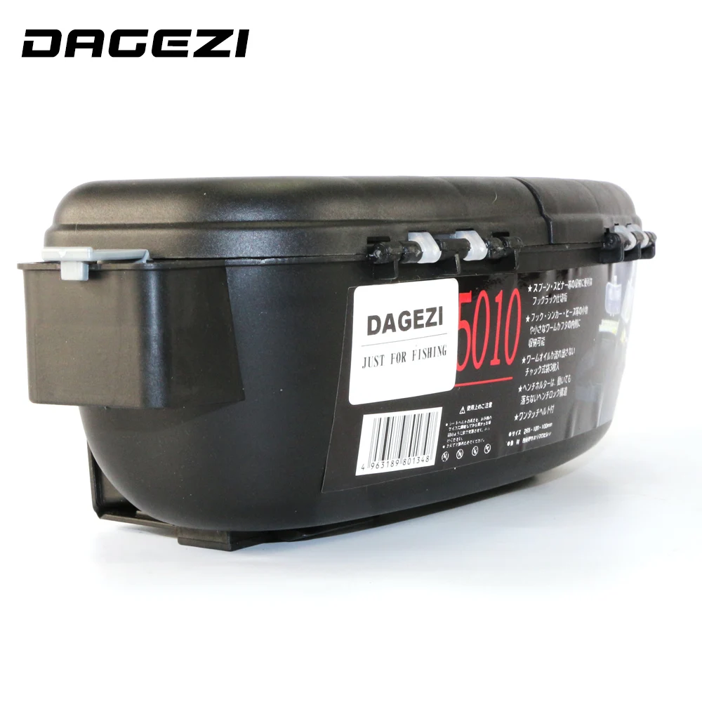 DAGEZI-caja de pesca multifunción portátil duradera, anzuelo de señuelo de pescado, aparejos de cebo, cajas de aparejos de pesca de cintura - imagen 2