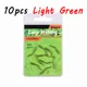 10pcs in light green