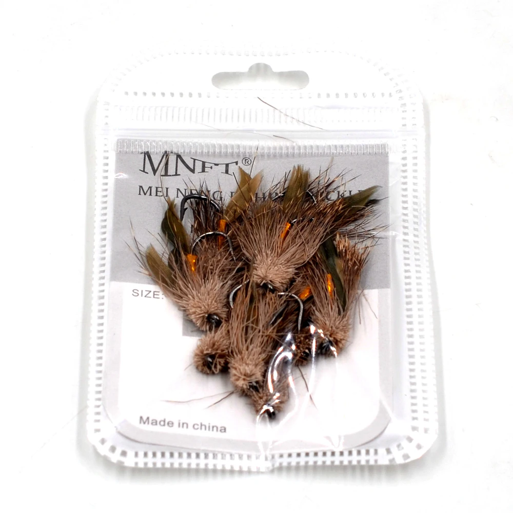 Anzuelos MNFT 6# Muddler Minnow – Mosca seca para trucha y salmón - imagen 2