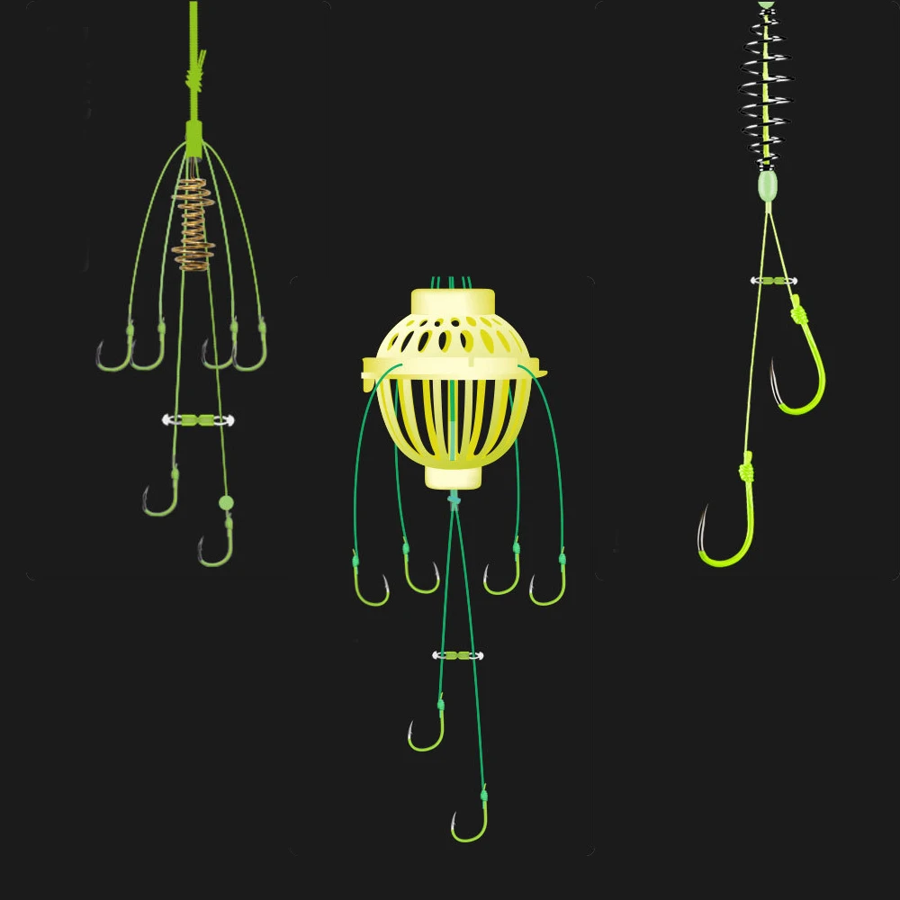 MNFT Sedal de Pesca Bifurcado Antibobinado para Anzuelos Dobles - imagen 4