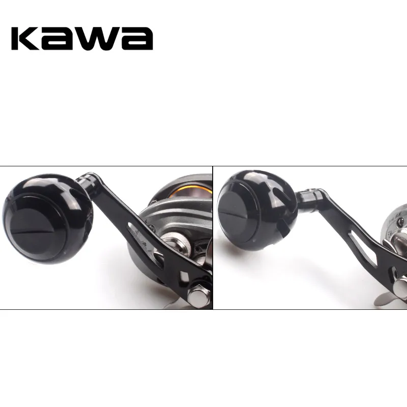 Kawa accesorio de rueda de mango de carrete de pesca, Material de aleación de aluminio, 8x5mm para A y D, peso 51g, mano izquierda y derecha - imagen 5