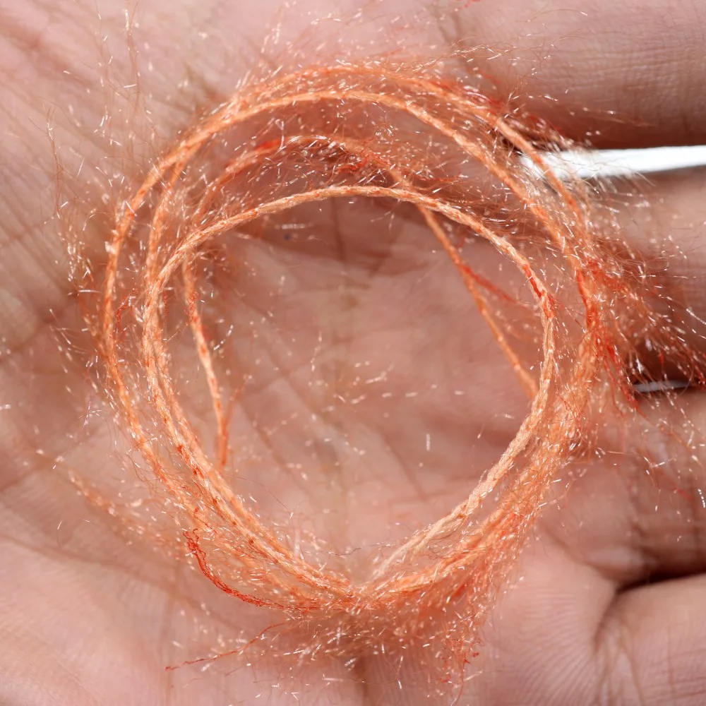 Wifreo-Material de atado de moscas, carrete de 10m, hilo de fibra brillante Dub Chenille, Streamer de agua salada, ninfa, Scud, Wooly Bugger, sanech Fly Tying - imagen 5