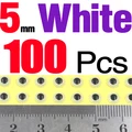 5mm White 100pcs