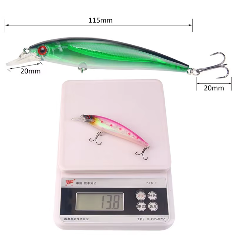 Wobblers FISHINAPOT con acabado láser para lucio y carpa - imagen 5