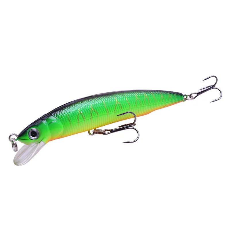 Señuelo de pesca Minnow, cebo duro flotante de 12cm y 15,5g, aparejos de pesca de lubina, ojos 3D, Crankbait Wobblers WD-045, 1 ud. - imagen 4