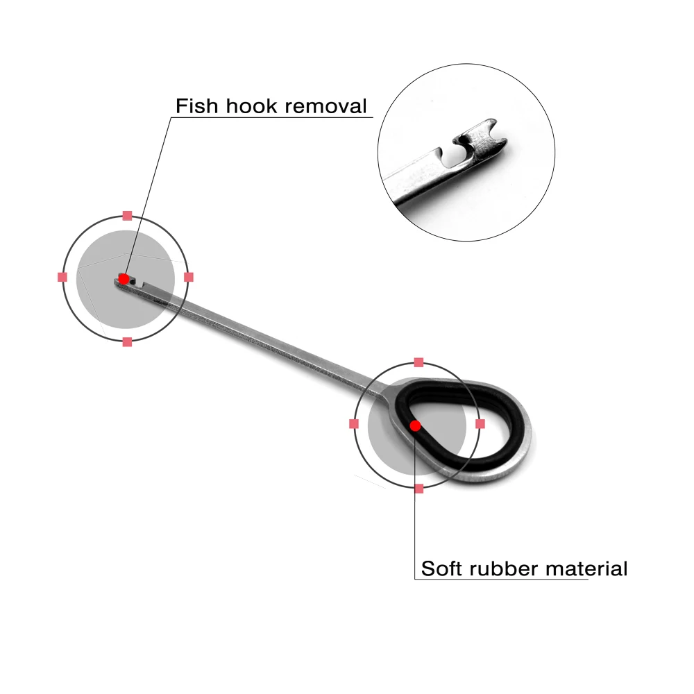 MNFT 1 Juego de alicates de Pesca, tijeras, Cortador de línea, herramienta para quitar el anzuelo para caja de Pesca, accesorios de Pesca, tijeras de Pesca portátiles - imagen 4