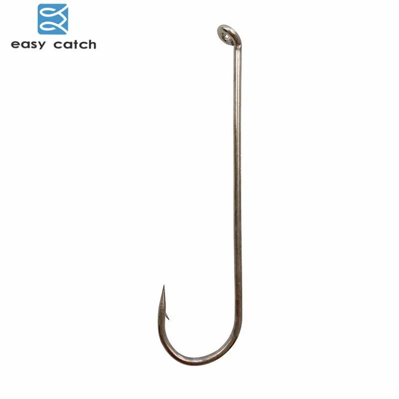 Easy Catch-anzuelos de pesca de acero con alto contenido de carbono, anzuelos de pesca de 200 uds, vástago largo, Streamer seco, gancho de pesca para plantilla, 79580 - imagen 4