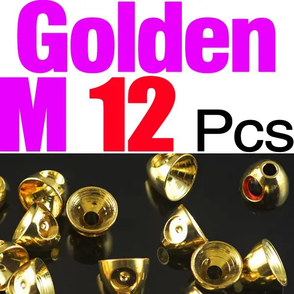 12pcs Golden M