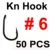 50PCS Size 6