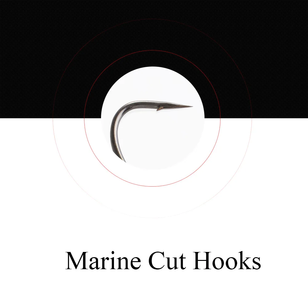 NGB Baitholder-anzuelo de pesca Wobblers, soporte de señuelo suave, cabeza de anzuelo de gusano de lubina, círculo compensado, anzuelo giratorio afilado - imagen 4