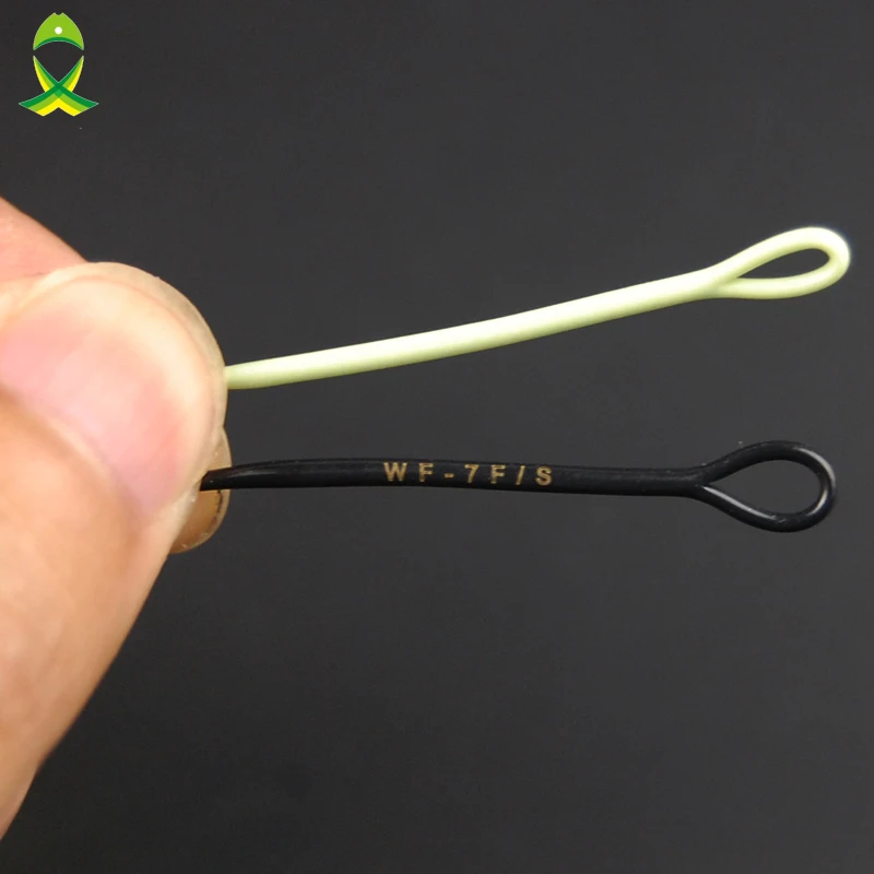 JSM-sedal de pesca con mosca de doble Color, 100 pies, peso hacia adelante, punta del fregadero flotante WF-(5 ~ 7) F/S, línea de pesca con 2 bucles soldados - imagen 4