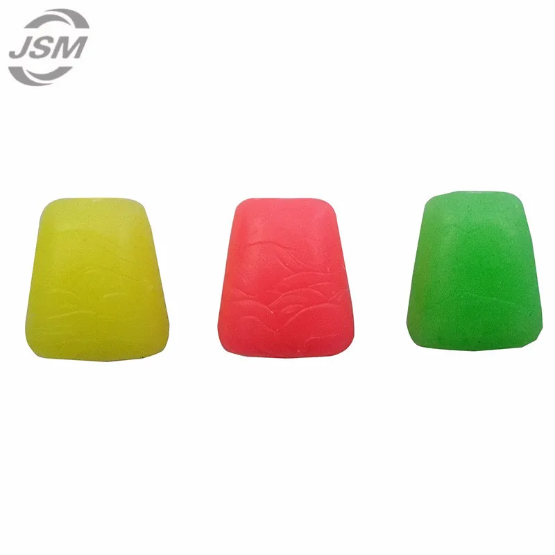 JSM-SEÑUELOS flotantes de goma para pesca de carpa, accesorios de pesca de maíz dulce, color amarillo, rosa y verde, 100 unidades - imagen 2
