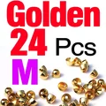 24Pcs Golden M