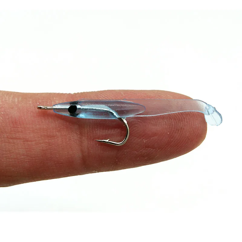 SUNMILE-SEÑUELOS blandos de Anguila, 120 piezas, 0,3g, 35mm, para Pesca, aparejos Wobblers, para carpa, Leurre Souple Isca Artificial - imagen 2